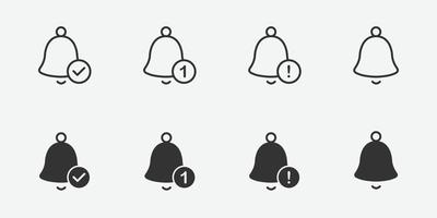 notification bell icon for your design vector