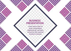 plantilla de diseño de presentación de negocios. perfecto para folletos, promoción de marketing, infografías, etc. vector