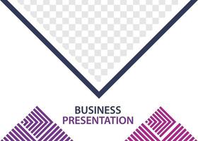 plantilla de diseño de presentación de negocios. perfecto para folletos, promoción de marketing, infografías, etc. vector