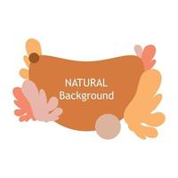 decorative natural illustration. Perfect for design projects, background, social media post , banner vector