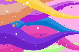 Fondo de dibujos animados abstractos de color o diseño de banner de juegos infantiles vector