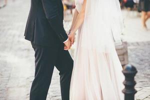 Married couple on the street photo