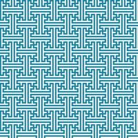 Seamless oriental pattern. Repeated interlocking keys background. vector