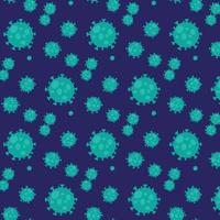 patrón del virus corona vector