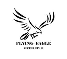 eagle that is flying eps 10 vector