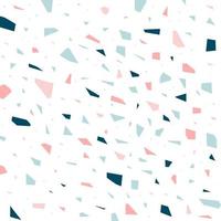 Terrazzo seamless pattern with pastel color. vector