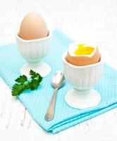 desayuno con huevos foto