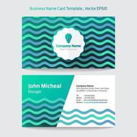 Template business name card vector