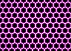 Abstract geometric pink hexagon seamless pattern background vector