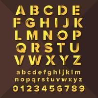 Yellow Font Set