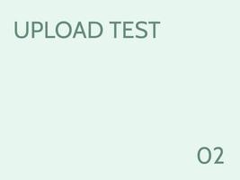 Upload test vectos vector
