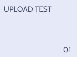 Upload test vectos vector