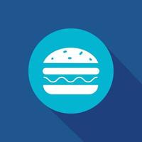 burger vector icon symbol for website and mobile app