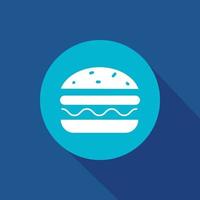 símbolo de icono de vector de hamburguesa para sitio web y aplicación móvil