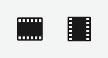 Película, símbolo de icono de vector de cine para sitio web y aplicación móvil