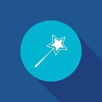 magic wand vector icon symbol for website and mobile app