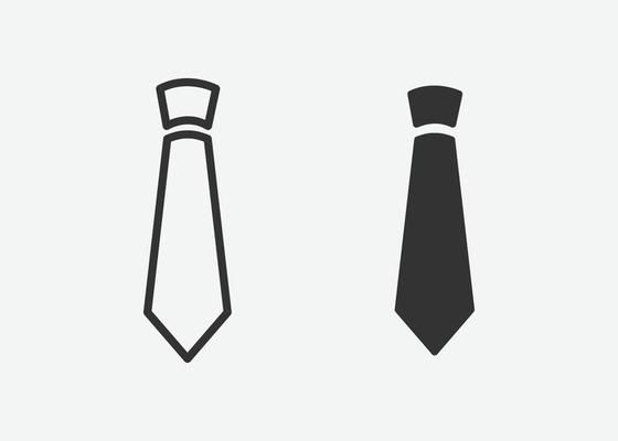 necktie clip art black and white