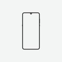 vector illustration of phone screen icon