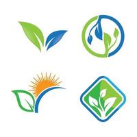 Ecology logo images illustration vector