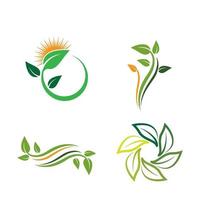 Ecology logo images illustration vector