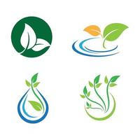 ecología logo imágenes ilustración vector