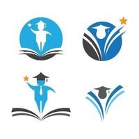 diseño de logotipo de educación vector