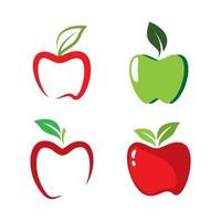 imagenes de logo de manzana vector