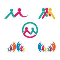 Teamwork logo images vector
