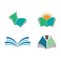 Book logo images vector