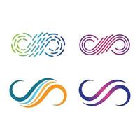 Infinity logo images vector