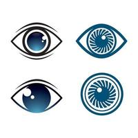 Eye care logo images vector