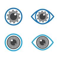 imágenes de logo cuidado de ojos vector