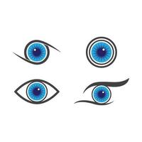 Eye care logo images vector