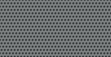 Gray perforated background, many of the same holes vector