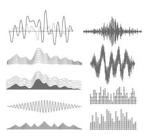 Equalizer Icons Set vector