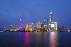 Shanghai city skyline, Shanghai, China photo