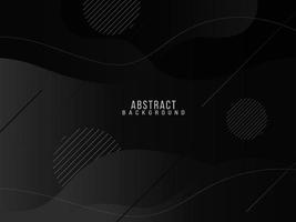 Dark geometric black abstract background elegent design pattern vector