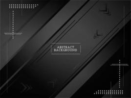 Dark geometric black abstract background elegent design pattern vector