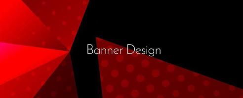 Fondo de patrón de banner de diseño decorativo moderno geométrico abstracto vector