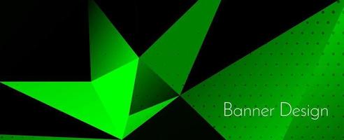 Fondo de patrón de banner de diseño decorativo moderno geométrico abstracto vector