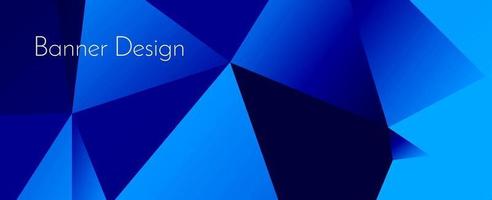 Fondo de patrón de banner elegante geométrico abstracto con estilo moderno vector