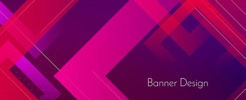 Abstract geometric purple modern stylish smooth dark banner background vector