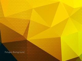 Abstract colorful triangular geometric crystal background vector