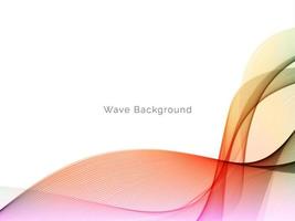 colorful motion wave style abstract background vector