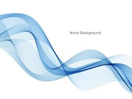 fondo de negocio de diseño de onda azul vector