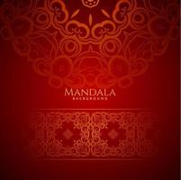 Beautiful mandala design decorative luxury background vector