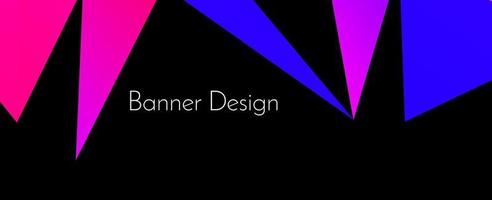 Modern stylish abstract geometric elegant banner pattern background vector