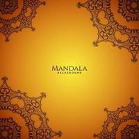 Beautiful mandala design decorative luxury background vector