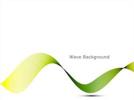 Fondo de patrón de onda que fluye verde hermoso suave elegante vector