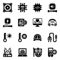 Server and System Icon Set vector